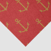 Papier Mousseline Plus Red and Navy Nautical Series Design 15 (Détail)