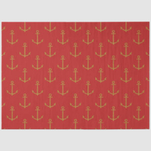 Papier Mousseline Plus Red and Navy Nautical Series Design 15