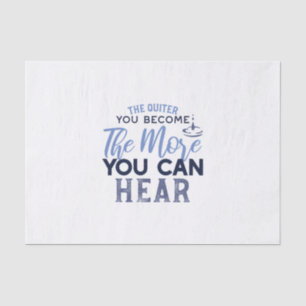 Papier Mousseline Plus Vous Pouvez Entendre La Citation