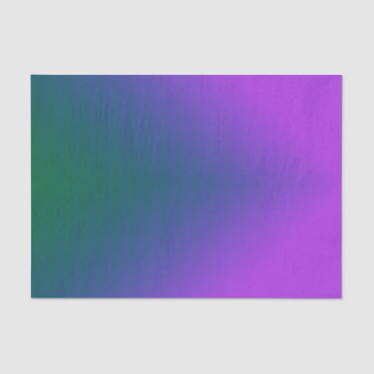 Papier Mousseline Plush peacock ombre (Recto)