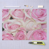 Papier Mousseline Plutôt romantique rose crème rose (Artisanat)
