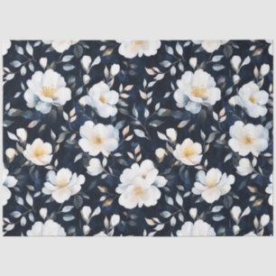 Papier Mousseline Plutôt Vintage d'inspiration florale d'aquarelle b