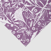 Papier Mousseline Plutôt Violet Floral Botanique (Détail)