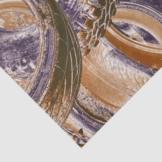 PAPIER MOUSSELINE PNEUS (Détail)