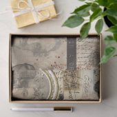 Papier Mousseline Poe gothique Halloween Death & Ephemera Tissu Papi (Cadeau)