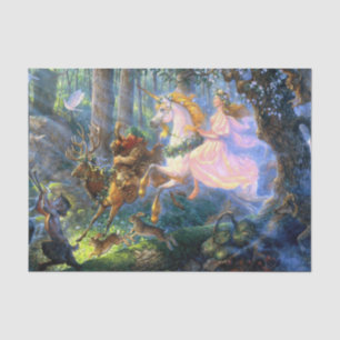 Papier Mousseline poêle de fée de l'Unicorne