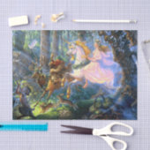 Papier Mousseline poêle de fée de l'Unicorne (Artisanat)