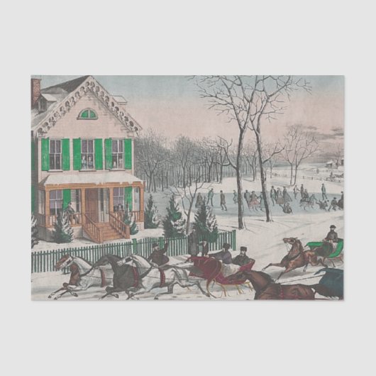 Papier Mousseline Poésie d'hiver de PIÈCE EN T (Recto)