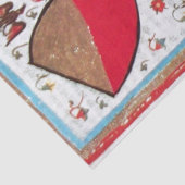 Papier Mousseline POÈTE DANS LE JARDIN DES OISEAUX Miniature Médiéva (Détail)