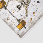 Papier Mousseline Poids élévateur Squelette Pompage Fer AJ8 Découpag (Détail)