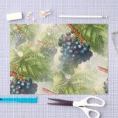 Papier Mousseline Poignée de raisins violets dans la fosse (Artisanat)