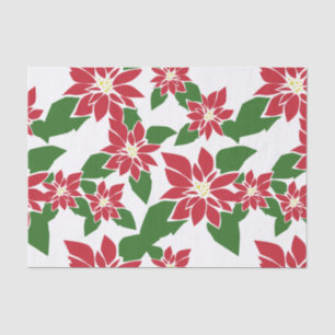 Papier Mousseline Poinsettia