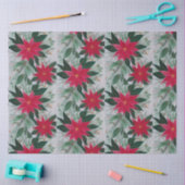 Papier Mousseline Poinsettia (Artisanat)
