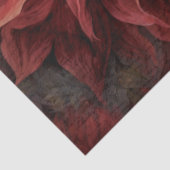 Papier Mousseline Poinsettia rouge élégant de Noël pour découpage (Détail)