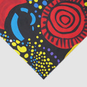 Papier Mousseline Point Abstrait art 4 (Détail)