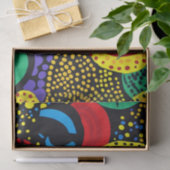 Papier Mousseline Point Abstrait art 4 (Cadeau)