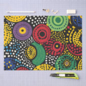 Papier Mousseline Point Abstrait art 8 (Artisanat)