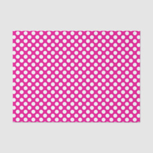 Papier Mousseline Point Polka blanc transparent - arrière - plan per