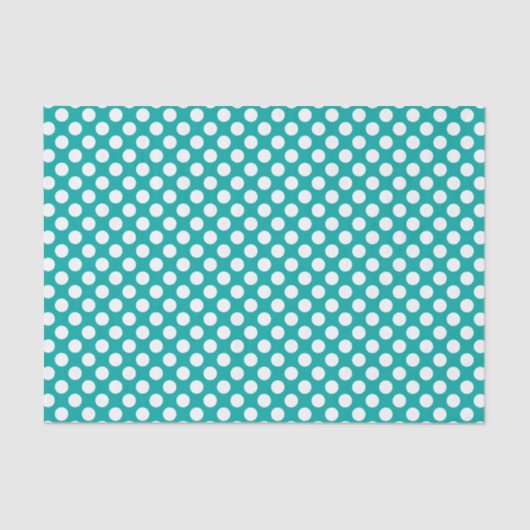 Papier Mousseline Point Polka blanc transparent - arrière - plan per (Recto)