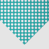 Papier Mousseline Point Polka blanc transparent - arrière - plan per (Détail)