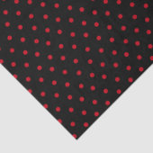 Papier Mousseline Point Polka noir (Détail)
