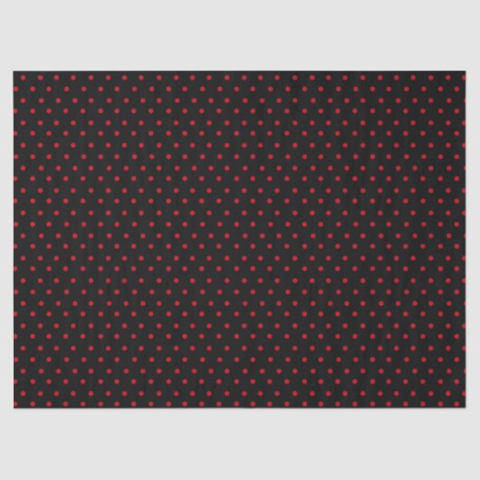 Papier Mousseline Point Polka noir (Recto)