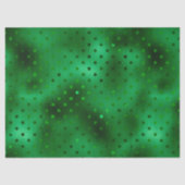 Papier Mousseline Point Polka vert (Recto)