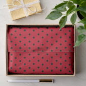 Papier Mousseline Point rouge (Cadeau)