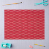 Papier Mousseline Point rouge (Artisanat)