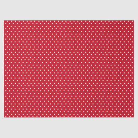 Papier Mousseline Point rouge (Recto)