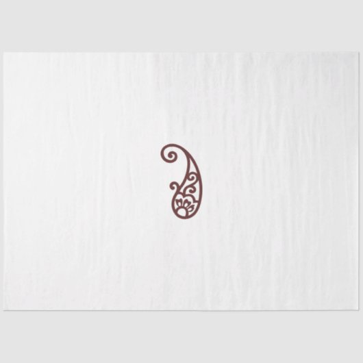 Papier Mousseline Point rouge (Recto)