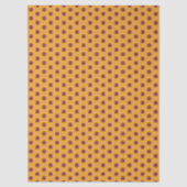 Papier Mousseline Pointe Bourgogne Orange (Recto)
