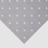 Papier Mousseline Pointe Pointe Polka Élégante Arrière - plan gris r (Détail)