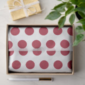 Papier Mousseline Pointe rouge (Cadeau)