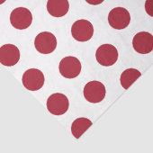 Papier Mousseline Pointe rouge (Détail)