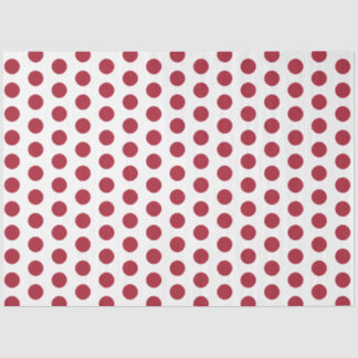 Papier Mousseline Pointe rouge