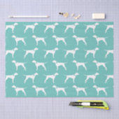 Papier Mousseline Pointer Chien Chien Chiot Anglais Setter (Artisanat)