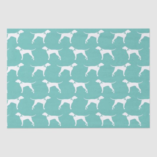 Papier Mousseline Pointer Chien Chien Chiot Anglais Setter (Recto)