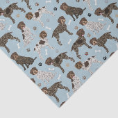 Papier Mousseline Pointeur à poils durs (Détail)