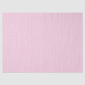 Papier Mousseline Pointillisme Classique Blanc - Rose Clair (Recto)