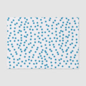Papier Mousseline Points Aqua Confetti (Recto)