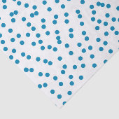 Papier Mousseline Points Aqua Confetti (Détail)