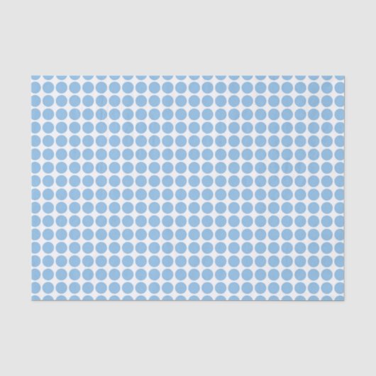 Papier Mousseline Points bleus (Recto)