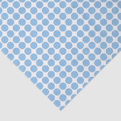 Papier Mousseline Points bleus (Détail)