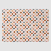 Papier Mousseline Points Boho rétro neutres (Recto)