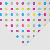 Papier Mousseline Points Colorés (Détail)