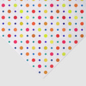 Papier Mousseline Points colorés (Détail)