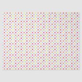 Papier Mousseline Points colorés (Recto)