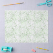 Papier Mousseline Points Confetti de menthe (Artisanat)