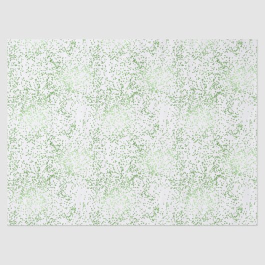 Papier Mousseline Points Confetti de menthe (Recto)